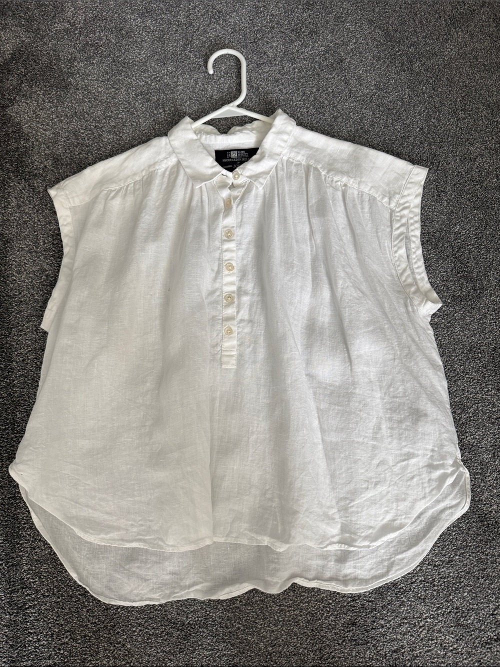 Women’s JCrew linen white shirt
